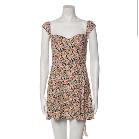 NWT Reformation Floral Sleeveless Dress - Picture 1 of 5